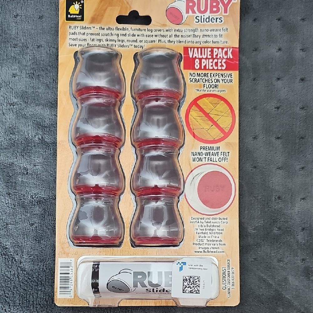 Furniture Leg Covers - Red